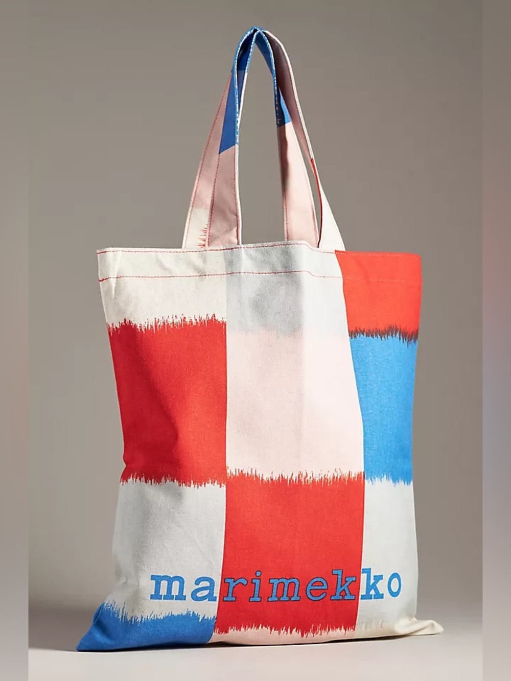 Marimekko Colorblock Canvas Tote Bag